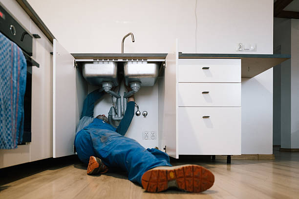 Professional Drain Cleaning technician working in Beverly, MA